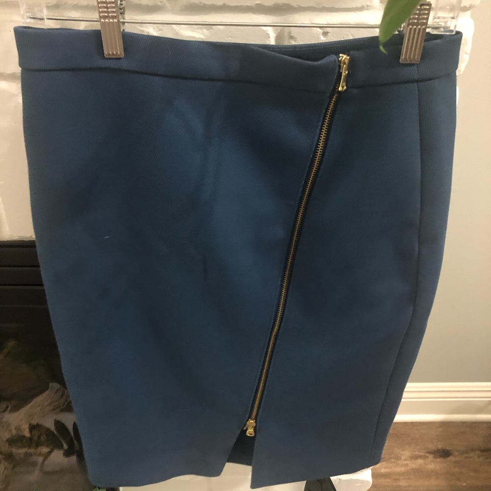 Sexy JCrew Pencil Skirt Peacock Blue